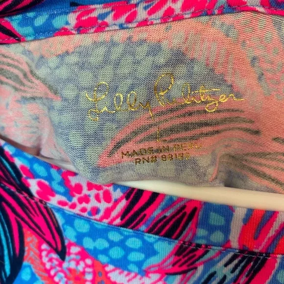 Lilly Pulitzer “Ruby Red Wild Times” Finn Long-Sleeve Top - Picture 3 of 5